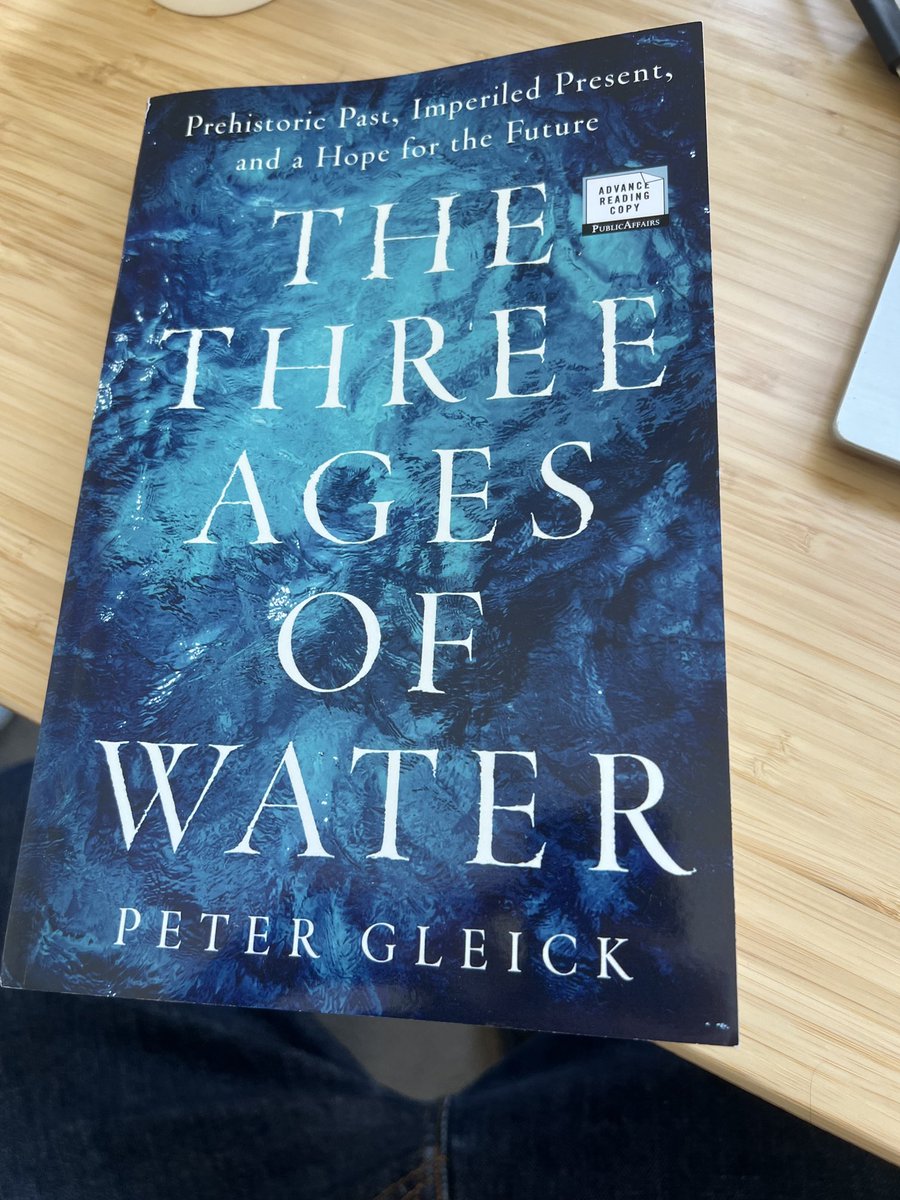Review copy arrived Down Under! Looking forward to diving in (sorry not sorry) ⁦<a href="/PeterGleick/">PeterGleick(closed)</a>⁩