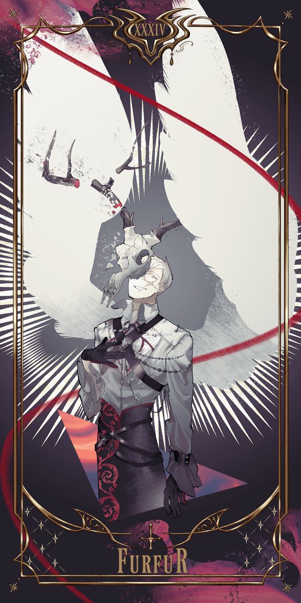 ELN_Rie's tweet photo. #ELN_72demonsProject 

[No.34 Furfur, The Cervine Stormbringer]

“…พวกเธอนี่นะ น่ารังเกียจจริง”

—ริมฝีปากของเขาเอ่ยเพียงแต่คำโกหกคำแล้วคำเล่าหากไม่อยู่ในวงเวท https://t.co/lrhfjW8uuo