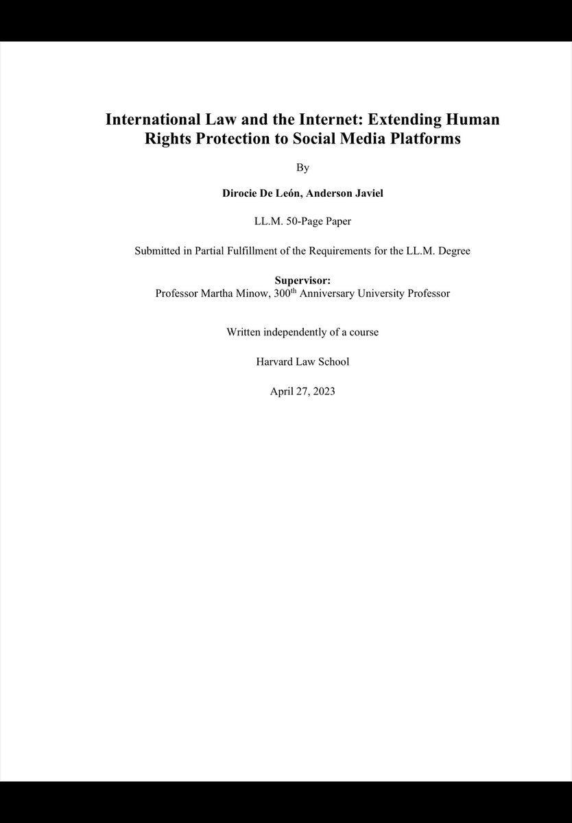 Anderson J. Dirocie D. (He/Him) on Twitter "LLM paper done and