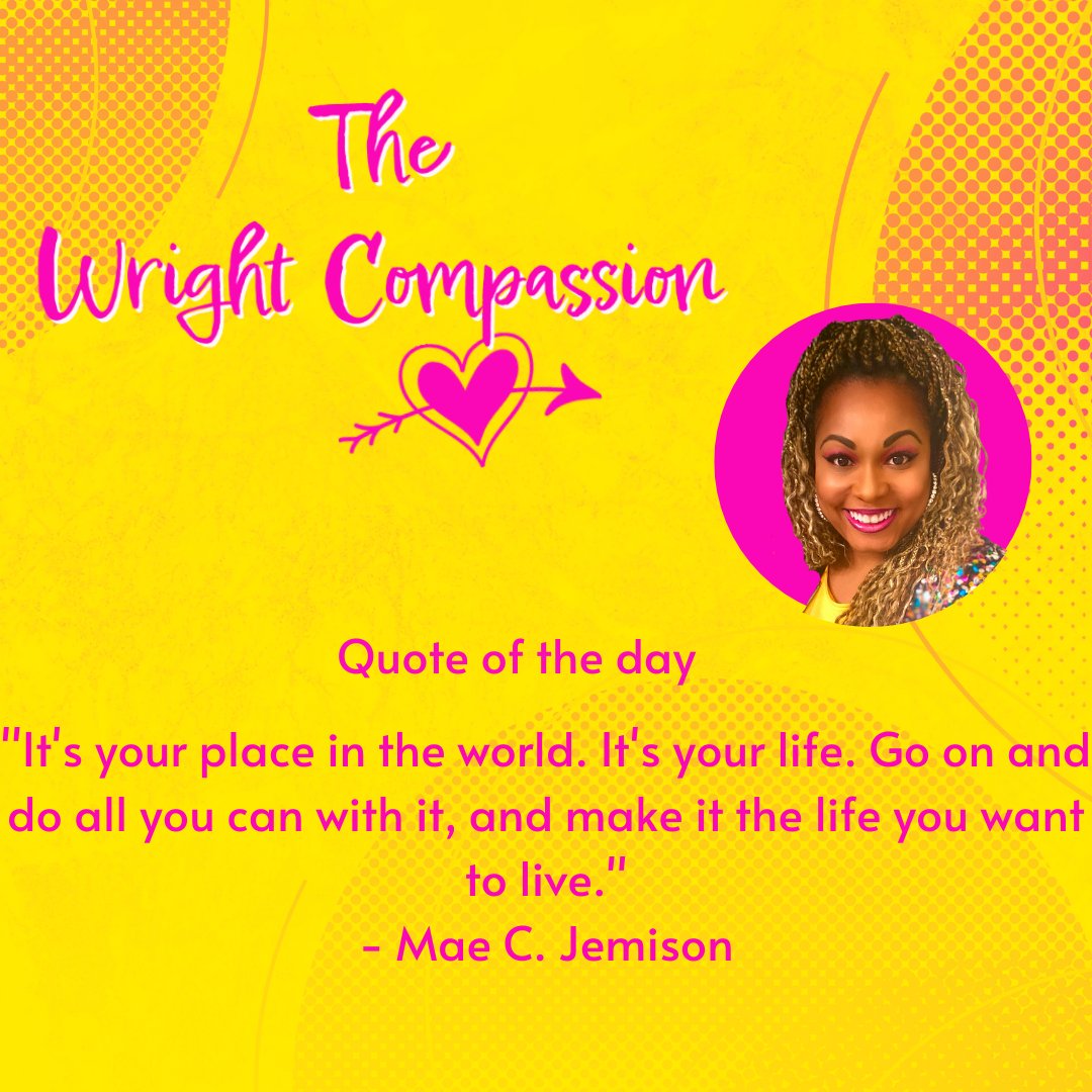 wrightcounselor's tweet photo. The Wright Compassion Quote of the day! Be Encouraged! Follow and like! #thewrightcompassion #motivationspeaking #podcasts #counseling #schoolcounseling #facebook #youtube #rss π π Donate today and help me grow! https://t.co/k6Wxu1ufQI https://t.co/2wfWhQjIZi