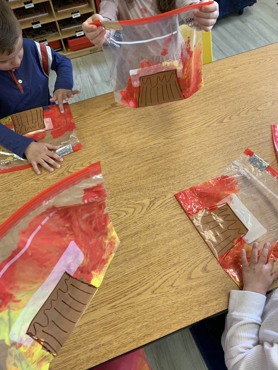 BeWellwithSEL's tweet photo. Do you know how interrupting and volcanoes are alike? Students at Hilltop Nursery School do! When words 💥explode💥 from our mouth, our mouth is like a volcano erupting! 🌋🗣️ #SEL #JuliaCook https://t.co/nYYu0VXZqu