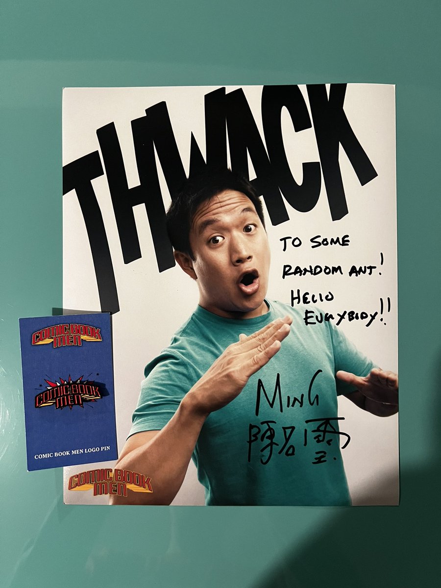 🛑 #Giveaway time! It’s a banger @mingchen37 signed photo and a #comicbookmen pin @TellEmSteveDave @sundayjeff comment #TESD on this post only to enter. @SModfan @tmilo1982 @DonovanTESD @tesdgroupie @franknumberfive @lanceman59 @BQQuinn @MaxwellClassic spread the word please