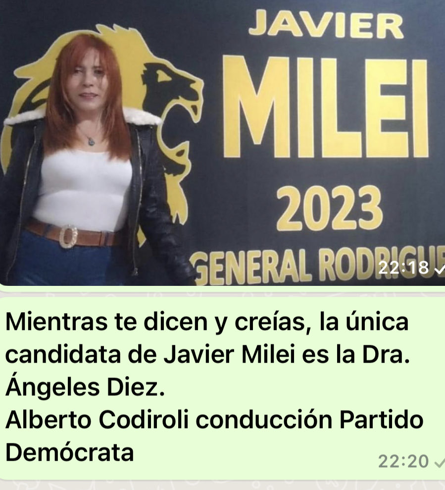 ACodiroli's tweet photo. Gral. rodriguez https://t.co/6xEDeEY6Z4