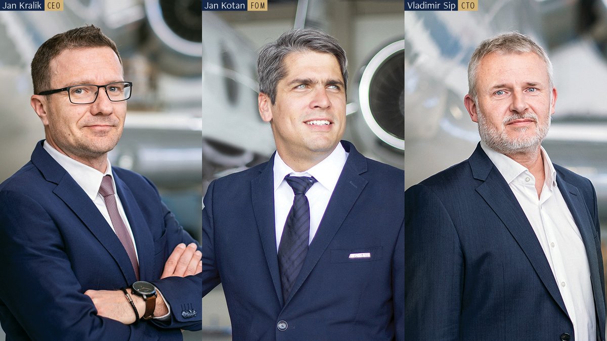 bizavltd's tweet photo. Controlled Growth
Jan Kralik, CEO of #ABSJets, along with the company’s FOM, Jan Kotan, and CTO, Vladimir Sip, discuss the growth of the business
https://t.co/mOxgo1ofZA
#maintenance #FlightSupport #MRO @embraer @GulfstreamAero #BusinessAviation #BAM #BizAvMag https://t.co/EviX93MsFC