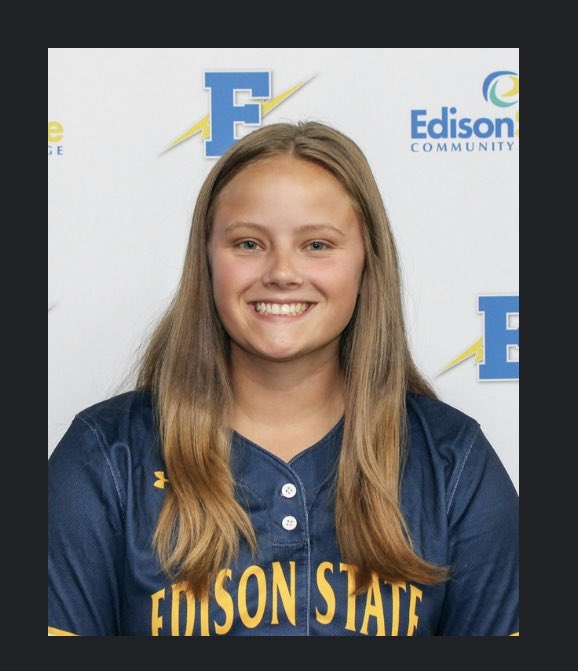 ESCCSoftball's tweet photo. Savannah Wead had 5 Ks tonight giving her 103 in her two years at Edison State which is now the record for most in a career.  Congratulations Savannah!! @savannah_wead @ESCC_Chargers @TippHSsoftball https://t.co/efb3FFko5Z