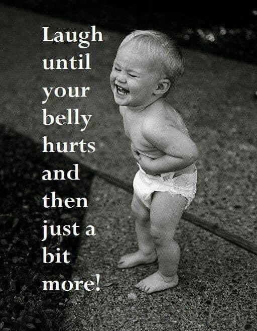 Keep it a part of your lift. #laughfter #goodforthesoul #goodforthebody
