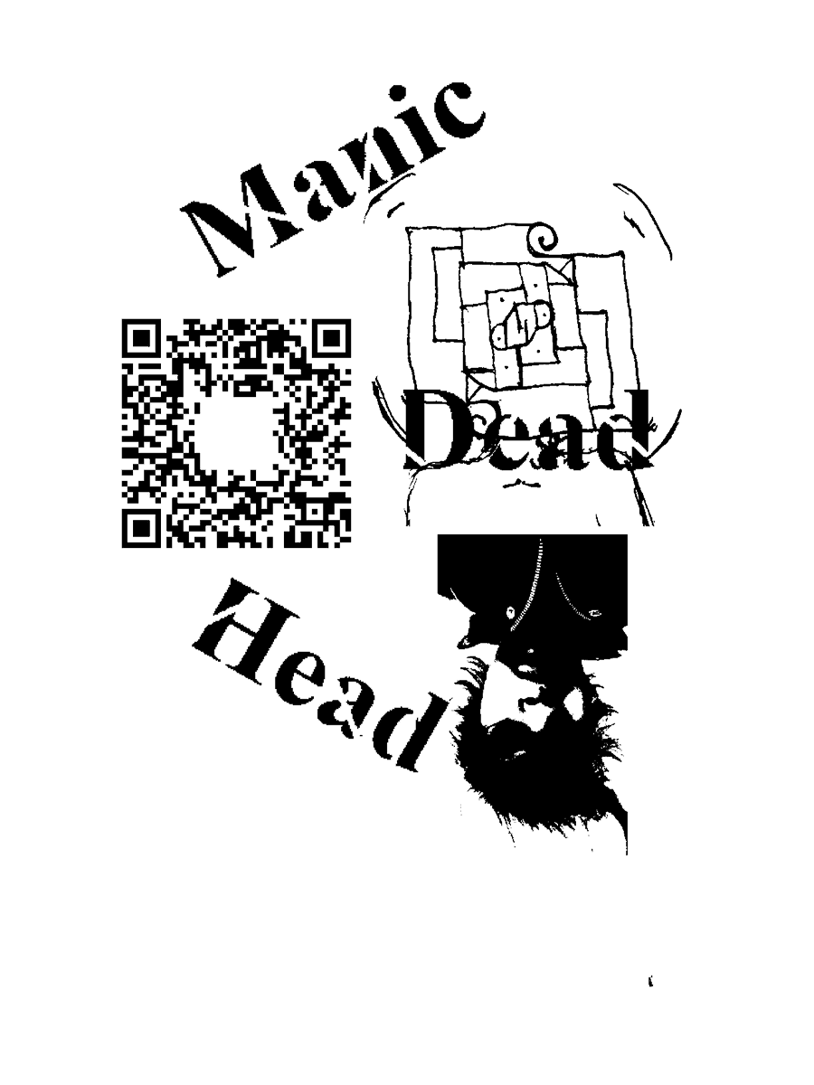 manicdeadhead's tweet photo. How it ended up coming out #Ad #Advertising #advertisement gonna spread em all over the city #music #electronicmusic #qr #drawing https://t.co/J7jcsfky2i