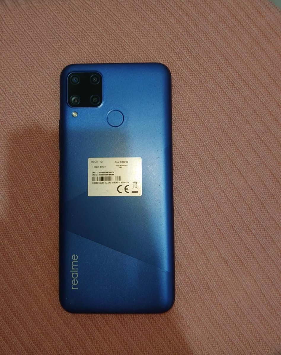 jakiaa423's tweet image. wts Hp realme c15 second
good condition
get free case and charger
masih ada box
price : 1jt
#zonauang #hpsecond #wts #sellphone