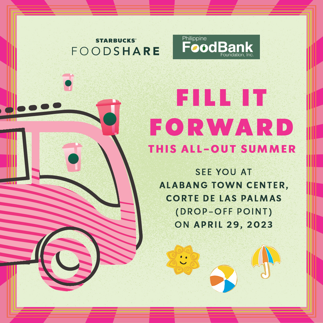 starbucksph's tweet photo. Bask in the fun and get to give back this weekend! 💚

Drop by the Venti Van this Saturday at ATC from 10AM onwards to #Fillitforward. 💫

Purchase a sugar cookie for Php 50 and we'll deliver these to our beneficiaries through the Philippine Food Bank Foundation.

See you! ✨ https://t.co/uQXmV1Od0z