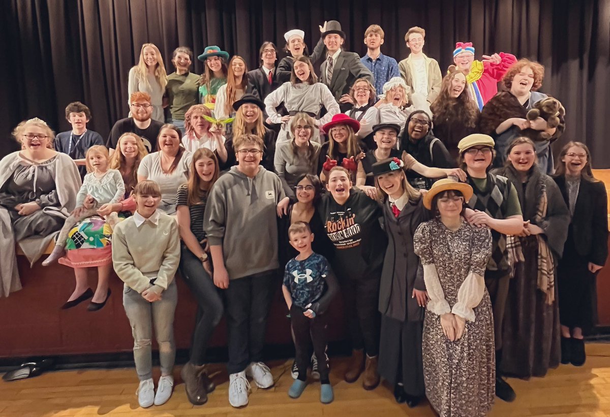 HarshMason's tweet photo. Don’t miss Southeast High School’s production of Mary Poppins! Shows are Friday at 7, and Saturday at 2 and 7. It’s “practically perfect!” https://t.co/o30x6gL6Uh