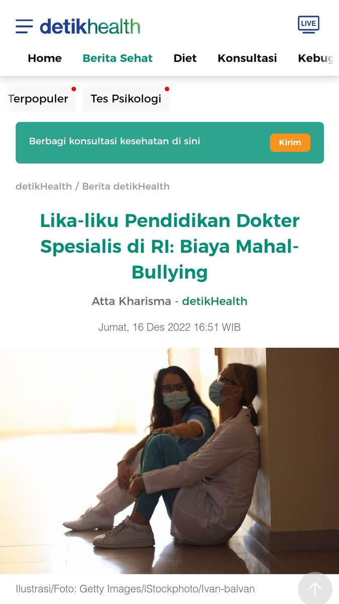 chamjiege_'s tweet photo. @nirwan_anestesi Sejauh ini sih IDI jarang ngurus para dokter muda & PPDS. Pantesan masih ada bully diantara dokter senior & junior. Perlu banget ditindak lanjuti karena perbuatan tidak adil sesuai isi RUU Kesehatan pasal 282 ayat 2 yang melindungi dokter #RUUKesehatanPeduliPPDS #StopBullyPPDS https://t.co/Xr4PRgBKak