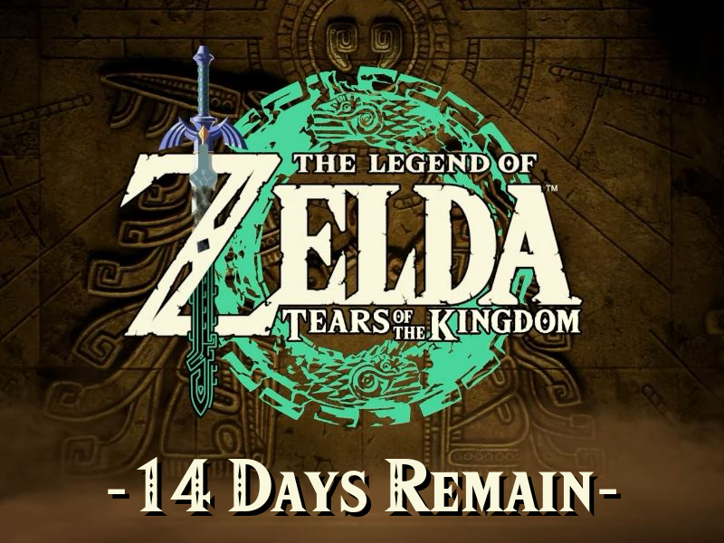 Zelda_Countdown's tweet photo. 14 days until the release of The Legend of Zelda: Tears of the Kingdom! https://t.co/planPJReJj