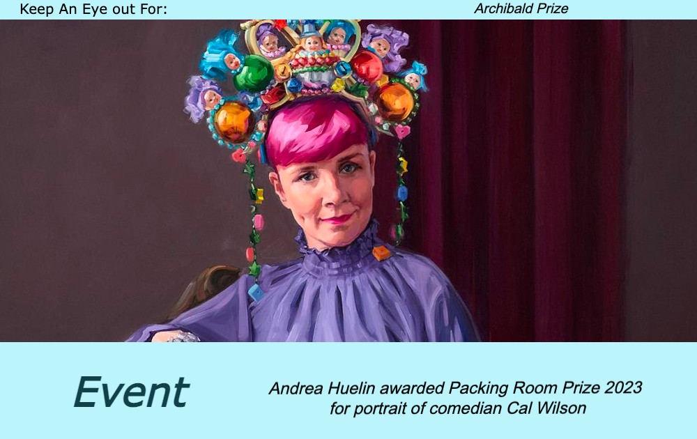 Andrea Huelin awarded Packing Room Prize 2023 for portrait of comedian Cal Wilson 

A portrait of New Zealand-born comedian Cal Wilson by Cairns-based artist Andrea Huelin has won this year’s Packing Room Prize. 

theatrenow.com.au/andrea-huelin-…