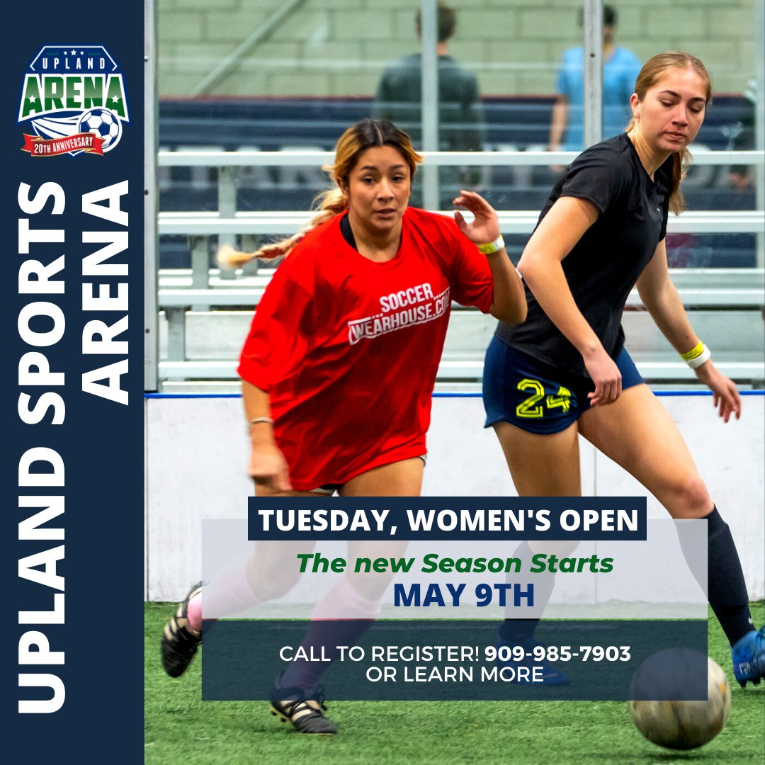 Ladies! Come Join Us Tuesdays! New Season May 9th
uplandsportsarena.com/adult-leagues/…
#uplandsportsarena