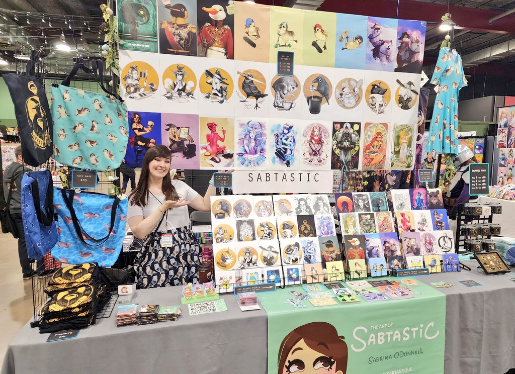Sabtastique's tweet photo. All set for #CalgaryExpo 2023!!
Booth AP5420 in the Big Four Building 🐣 https://t.co/mtuWATeUuF