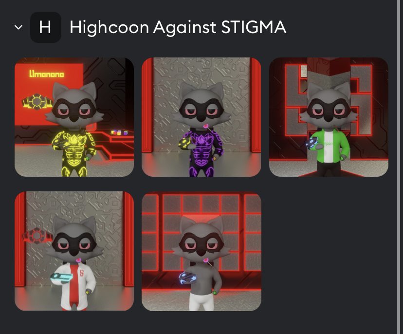 rica_lf13's tweet photo. I cannot begin to express the satisfaction that seeing @highcoon_nft revealed brings to my soul, fam. Itβs been a labor of love and highness πΆβπ«οΈ a lot of skills have been learned, a lot of connections have been madeβ¦a lot of weed has been smokedπ₯π
This is my #Highfam π¦π₯β€οΈ https://t.co/nSdFrZUZF8