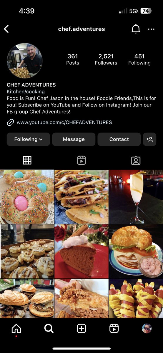 Check out Chef Adventures today! You won’t regret it! You can find them on YouTube, TikTok and Instagram. #goodcooking #letsgetcooking #checkthemout #chefadventures