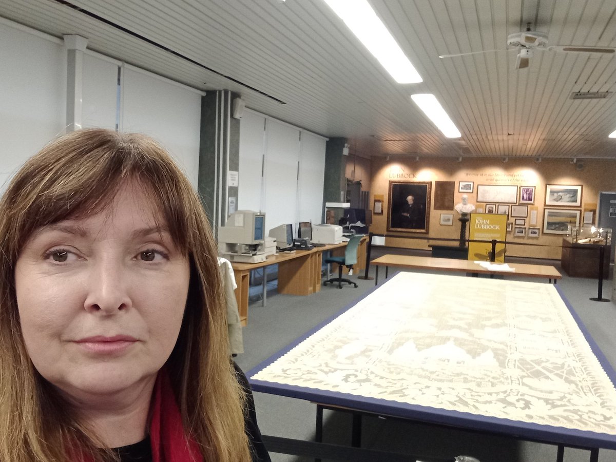 AlisaIgoe's tweet photo. The @MayorofLondon's Night Time Enterprise Zones funding supported tonight's fabulous #LibraryLates where I took a tour of #Bromley Central #Library archives. Thank you to Hugo fr @GLL_UK for a very fascinating talk & showing us some very interesting items held in the collection. https://t.co/28xaBAYKay