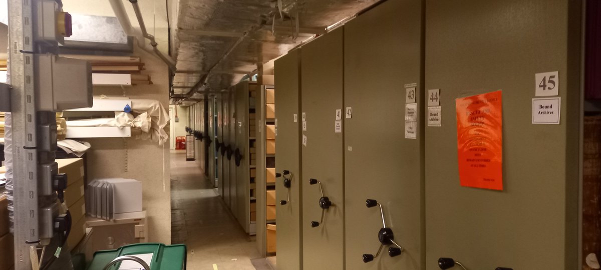 AlisaIgoe's tweet photo. The @MayorofLondon's Night Time Enterprise Zones funding supported tonight's fabulous #LibraryLates where I took a tour of #Bromley Central #Library archives. Thank you to Hugo fr @GLL_UK for a very fascinating talk & showing us some very interesting items held in the collection. https://t.co/28xaBAYKay