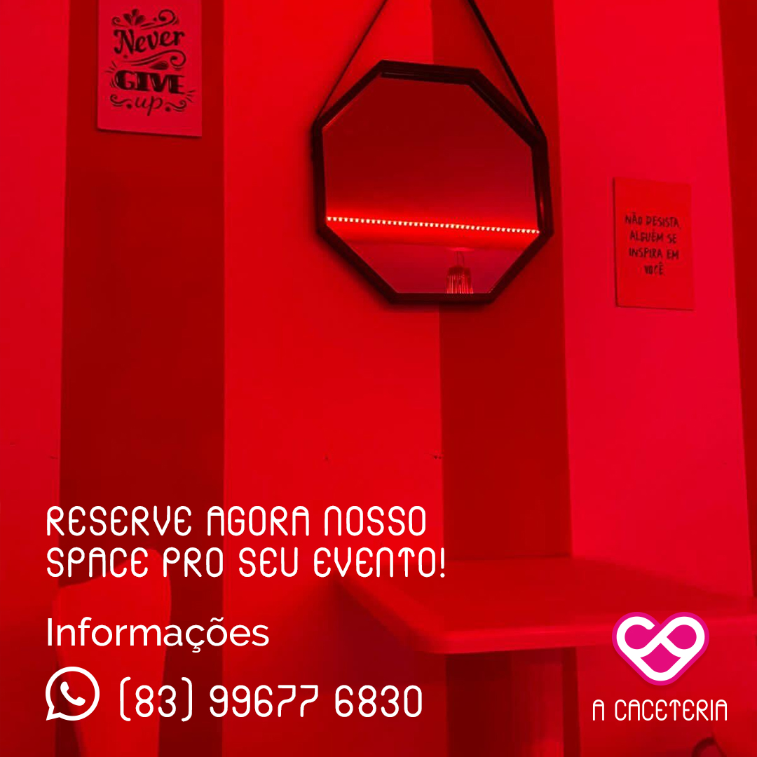 acaceteria's tweet photo. Conheça o nosso Space! 💗 Um salão de eventos com a estrutura completa pra sua diversão com as nossas delícias ficar ainda melhor.

Perfeito pra:
👰🏽‍♀️ Despedida de solteiro
🎂 Aniversário
🍺 Festa da firma
e onde mais o bom humor couber! 😸 https://t.co/JMIrnMCfyx