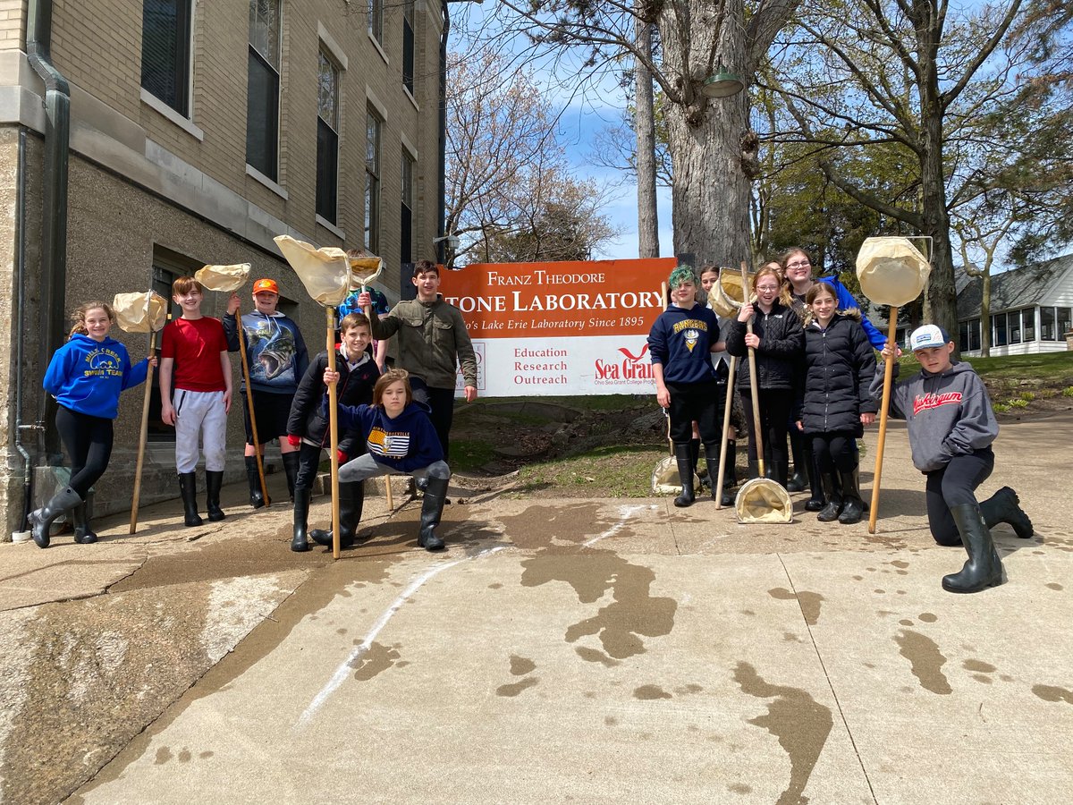 RHTAStem7's tweet photo. Today, we visited Stone Lab, OSU’s island campus on Lake Erie. It was great to see learners able to experience their learning in real life. From invasive species to renewable energy sources to dissecting common food sources. It was a fun day &amp; a day of many firsts for 7th grade! https://t.co/fv77cCQOUa