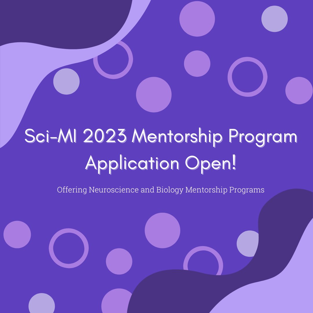 SciMIOrg's tweet photo. 🎉Application for our Summer Mentorship Program is now live and open🎉 This year, we are offering programs in neuroscience and biology. Did I mention they are completely FREE and VIRTUAL? 

Apply now, link in bio.

#stem #neuroscience #biology #scimi #summerprogram #opportunity https://t.co/Zwovp7T4We