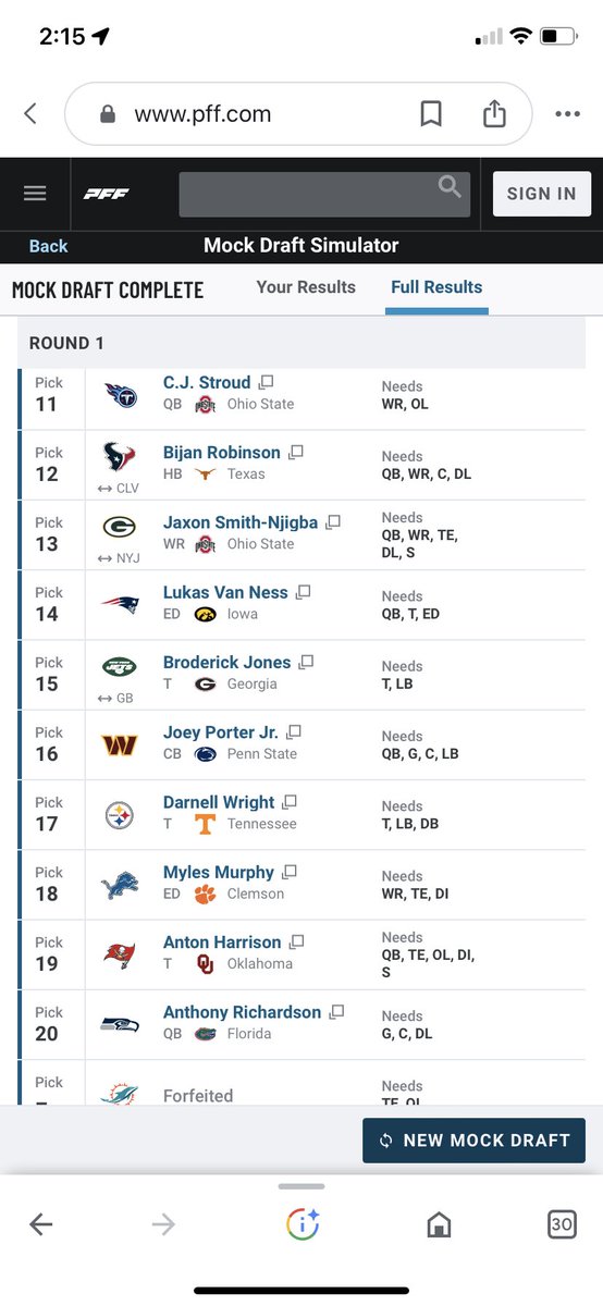 WTFPodNFL's tweet photo. A tradition like no other, @Lugerini annual mock draft! 

#NFLDraft #NFL #DraftDay #MockDraft https://t.co/z7iNVVsdpI