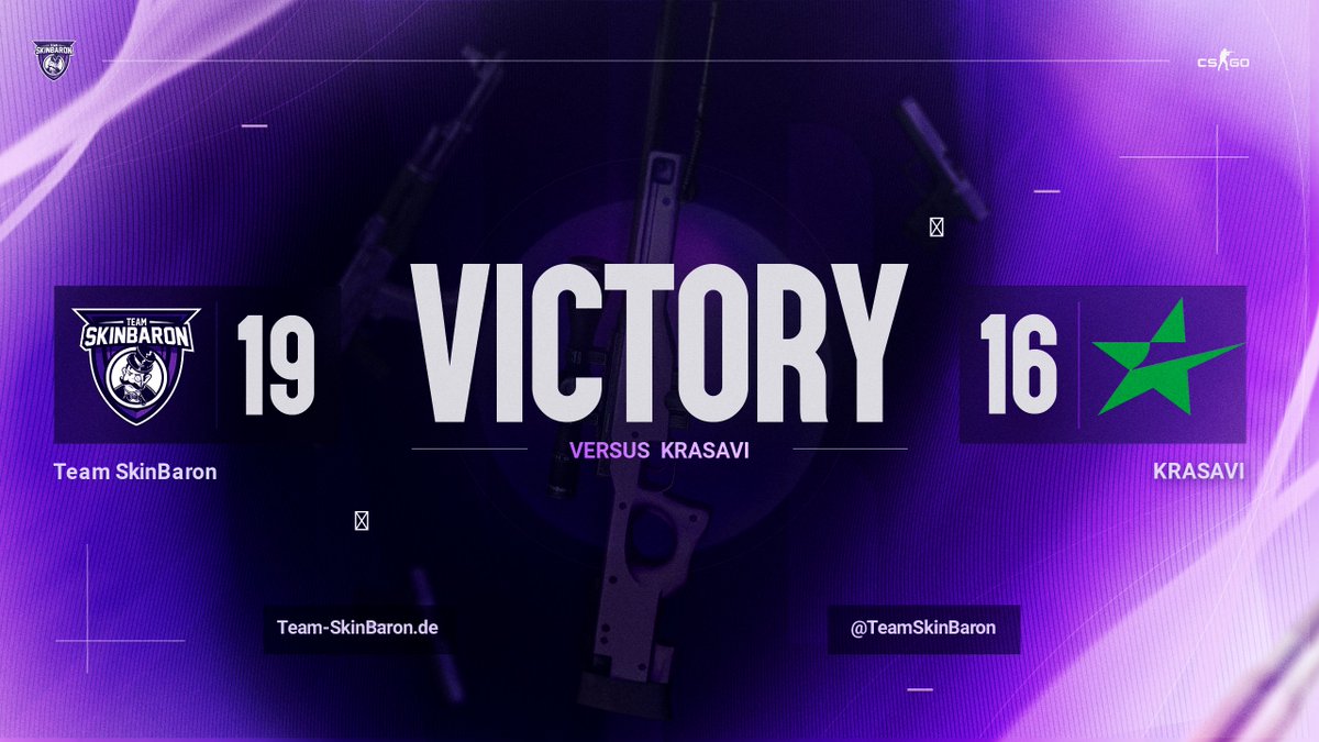 Da waren die Barone krasser als #KRASAVI!
In der OT cool geblieben und das Ding nach Hause geholt! So soll es weitergehen!

#ESEA #GoBarons