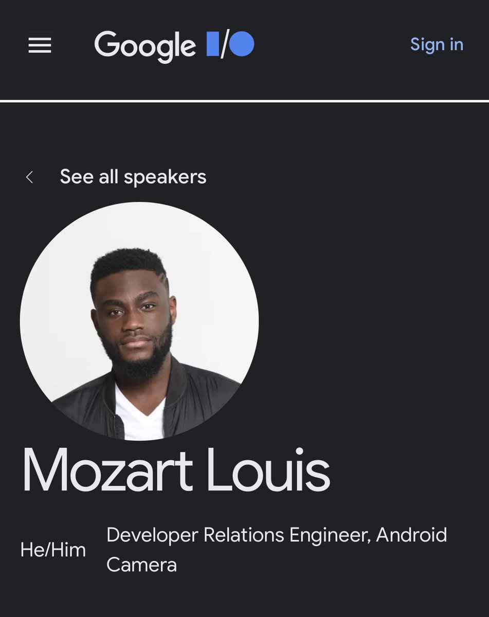 It’s a honor and dream fulfilled that I will be speaking at Google I/O 2023 on the topic of building a premium camera experience! 🚀🙏🏾

io.google/2023/program/b…

#googleio #android #androiddev