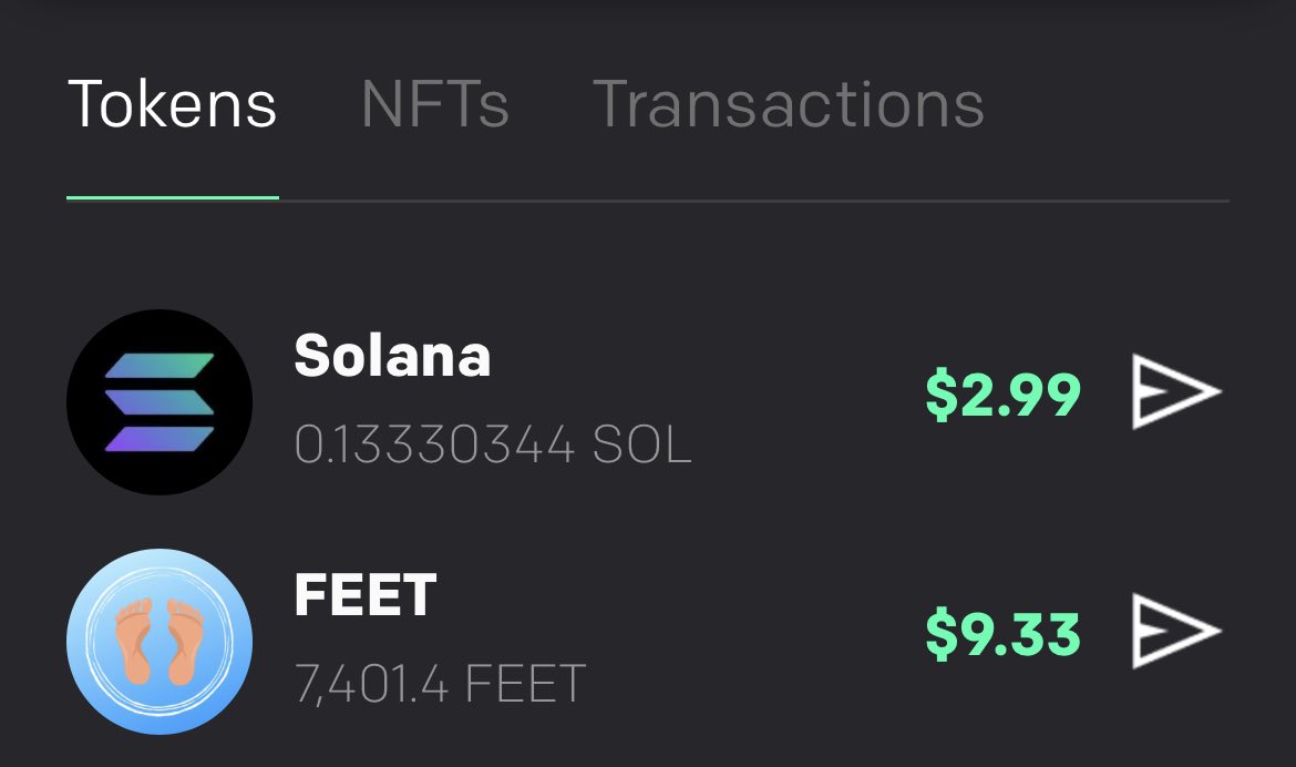 <a href="/sendfeetx/">$FEET 🦶🏻🦶🏿</a> price now showing on <a href="/hey_wallet/">Hey Wallet!</a> wen <a href="/phantom/">Phantom</a> @solflare_wallet 👀

If you want airdrops Follow &amp; DM @KbzhWeb3 <a href="/JOYPLANET1/">Joy Planet</a> for the discord link 👣

Comment wen 👇🏼✨