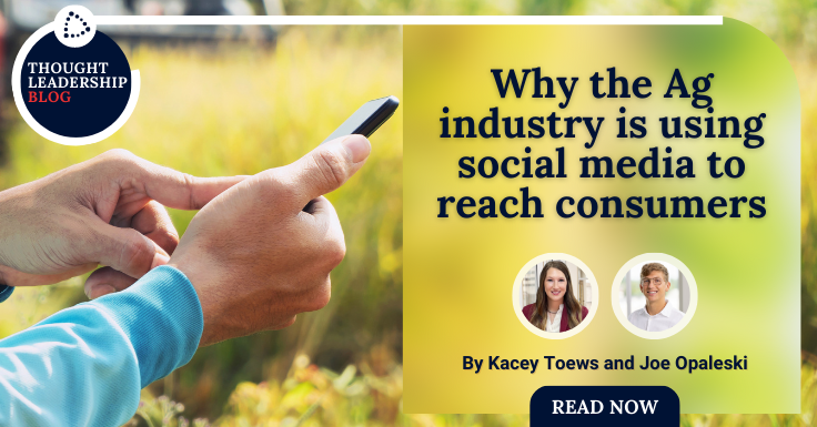 cammmroberts's tweet photo. In a new article from the Charles Aris blog, Associate Recruiter Kacey Toews explains why young agriculturalists are using social media to reach consumers: https://charlesaris.​com/thought-leadership/why-the-ag-industry-is-using-social-media-to-reach-consumers/ https://t.co/ulsAYH1kxi