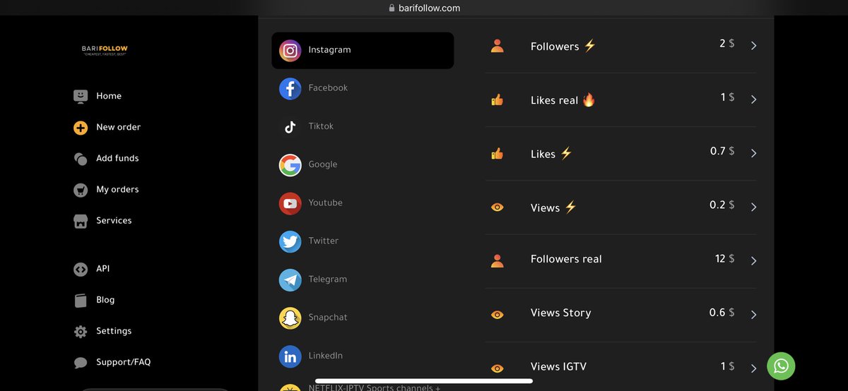 barifollowsmm's tweet photo. All social media services is here https://t.co/yBGcezGzdJ
Followers, likes, views…
1: Create account
2: Add funds
3: create order
#followers #likes #getlikes #instagramservices #followerstwitter https://t.co/lKBccp6YhE