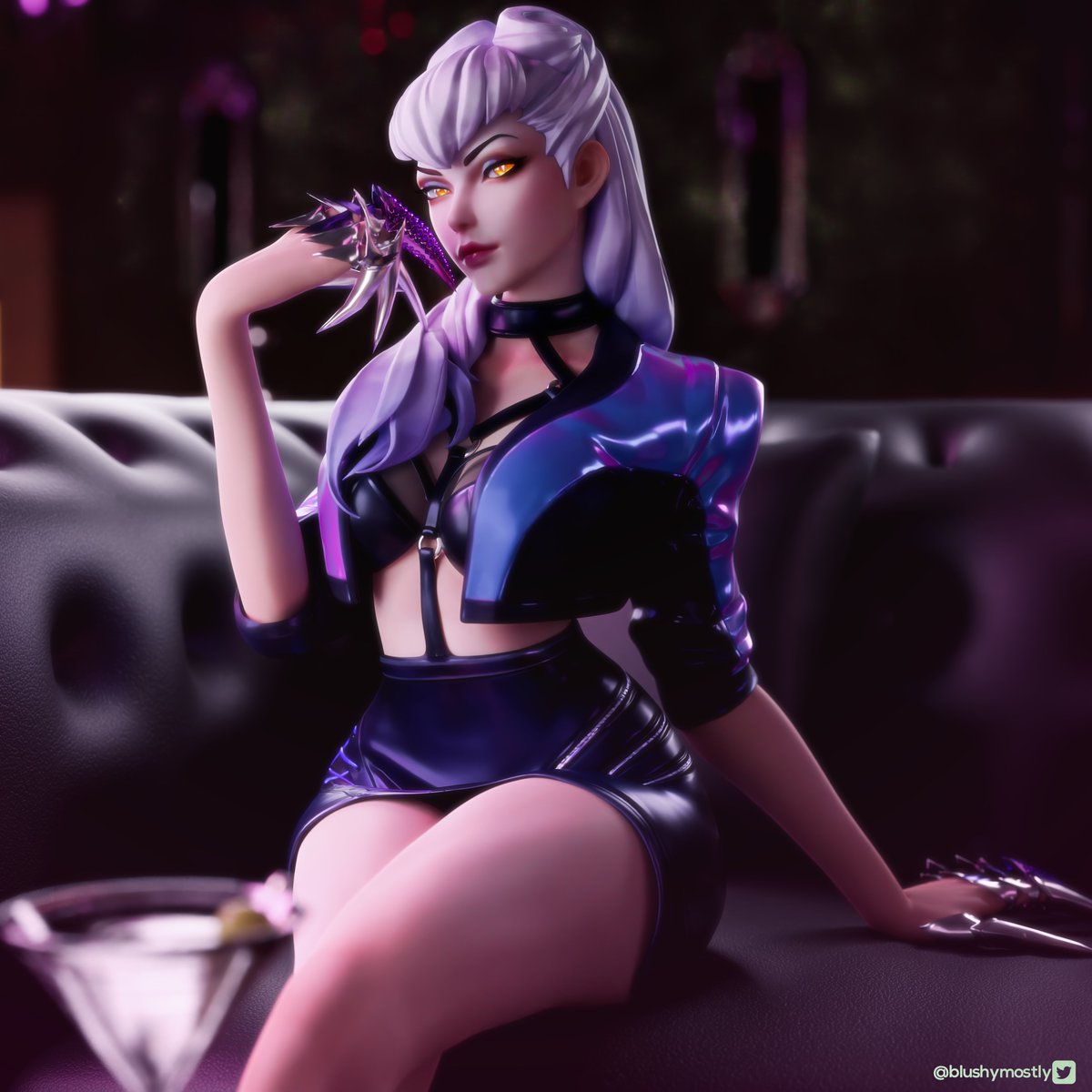 blushymostly's tweet photo. "Oh dear, you were charmed~"❤️‍🔥

model by
@Memz3D 

#LeagueOfLegends  #3DArt #sfw   (1/2) https://t.co/v1PWUuRUra