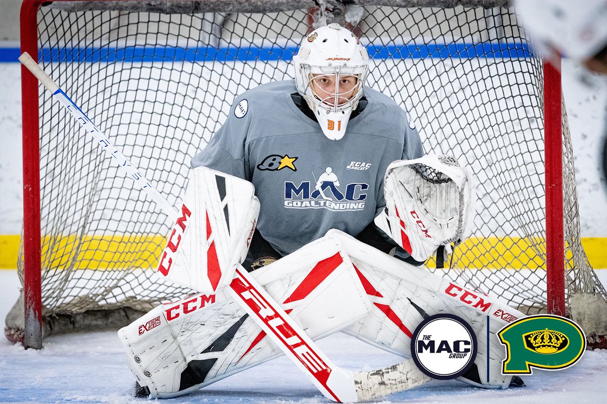 MACGoaltending's tweet photo. Congrats to ‘05 Owen Crudale on signing with Powell River in the BCHL! The uber athletic and rangy goaltender from California spent last season with the Anaheim Jr. Ducks 18U, after three seasons with Mount St. Charles. #TheMACGroup https://t.co/KrPwNdQJfa