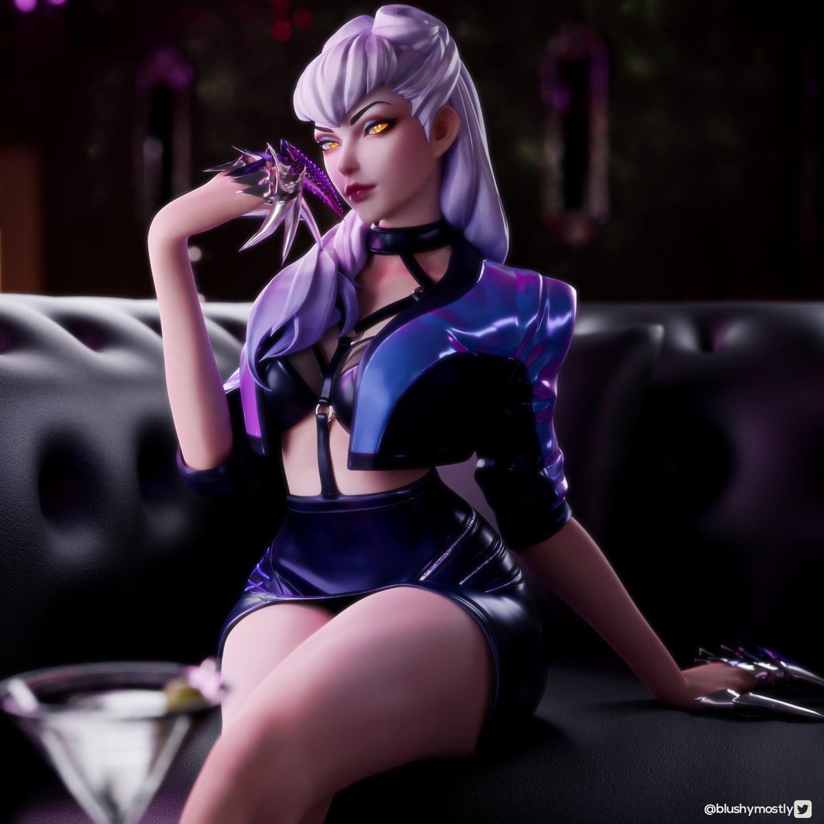 blushymostly's tweet photo. "Oh dear, you were charmed~"❤️‍🔥

model by
@Memz3D 

#LeagueOfLegends  #3DArt #sfw   (1/2) https://t.co/v1PWUuRUra