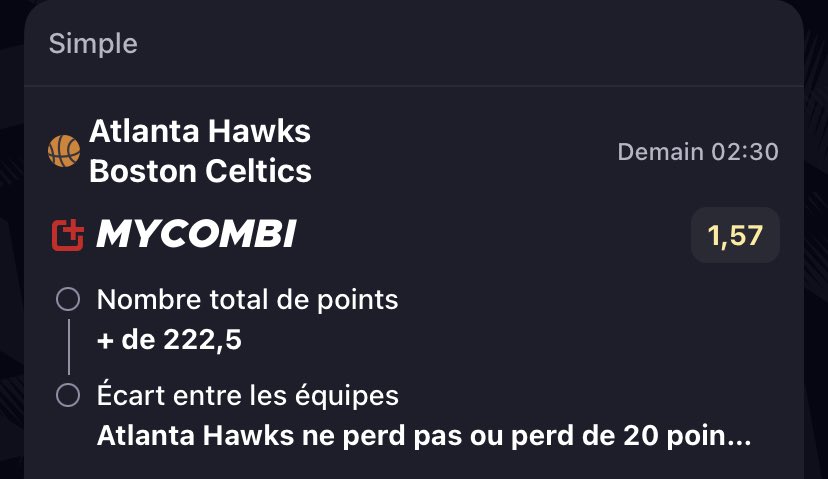 MeVTR_Prono's tweet photo. 🏀NBA🏀

⭐️

Bet N•1️⃣ : @1.57🥹
Bet N•2️⃣ : @2.0 🤪

Un seul match, un game 6 d’anthologie j’espère, boost hyper value, on y vaaaaa 🔥

RT et 🫶🏽 pour la force!🥶 
Que la magie opère 🪄  
#Betclic #TeamParieur https://t.co/YNQxXkH2cY