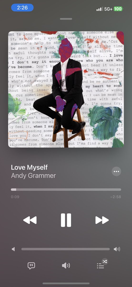 My anthem this week.