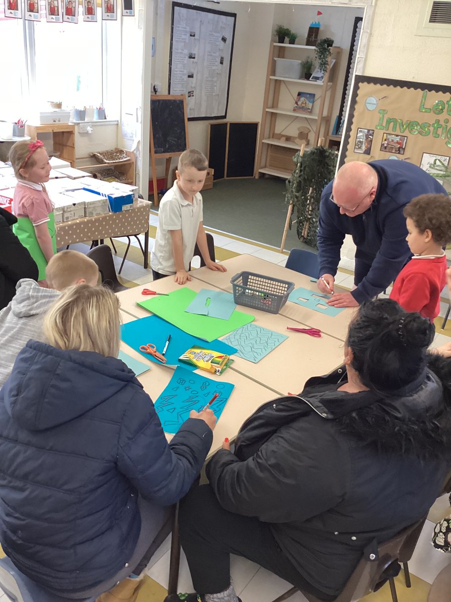 How lovely to welcome parents into class to support us with our end goal. We‘d learnt about what our school was like in the past&amp;nowadays. We then collaborated and made future schools designs using junk materials. I wonder if these robot teachers will be any good? <a href="/cfpsHT/">J Farmer</a>
