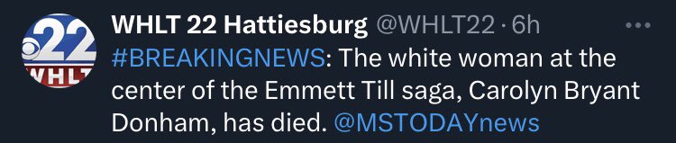 Quick note to producers who write headlines. Don’t use language so passive that you make someone who was responsible for lynching a child sound like Luke Skywalker