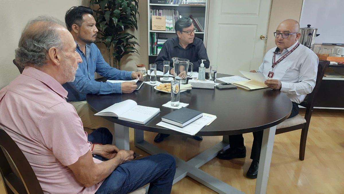 SEMARENgro's tweet photo. El secretario Ángel Almazán Juárez encabezó la Primera Sesión Extraordinaria del Consejo de Administración del Fondo Auxiliar Ambiental Estatal denominado Fondo Verde 2023, donde se realizó la validación y aprobación de los ingresos obtenidos por la @SEMARENgro y la PROPAEG.(1/3) https://t.co/JWrgg4AExF
