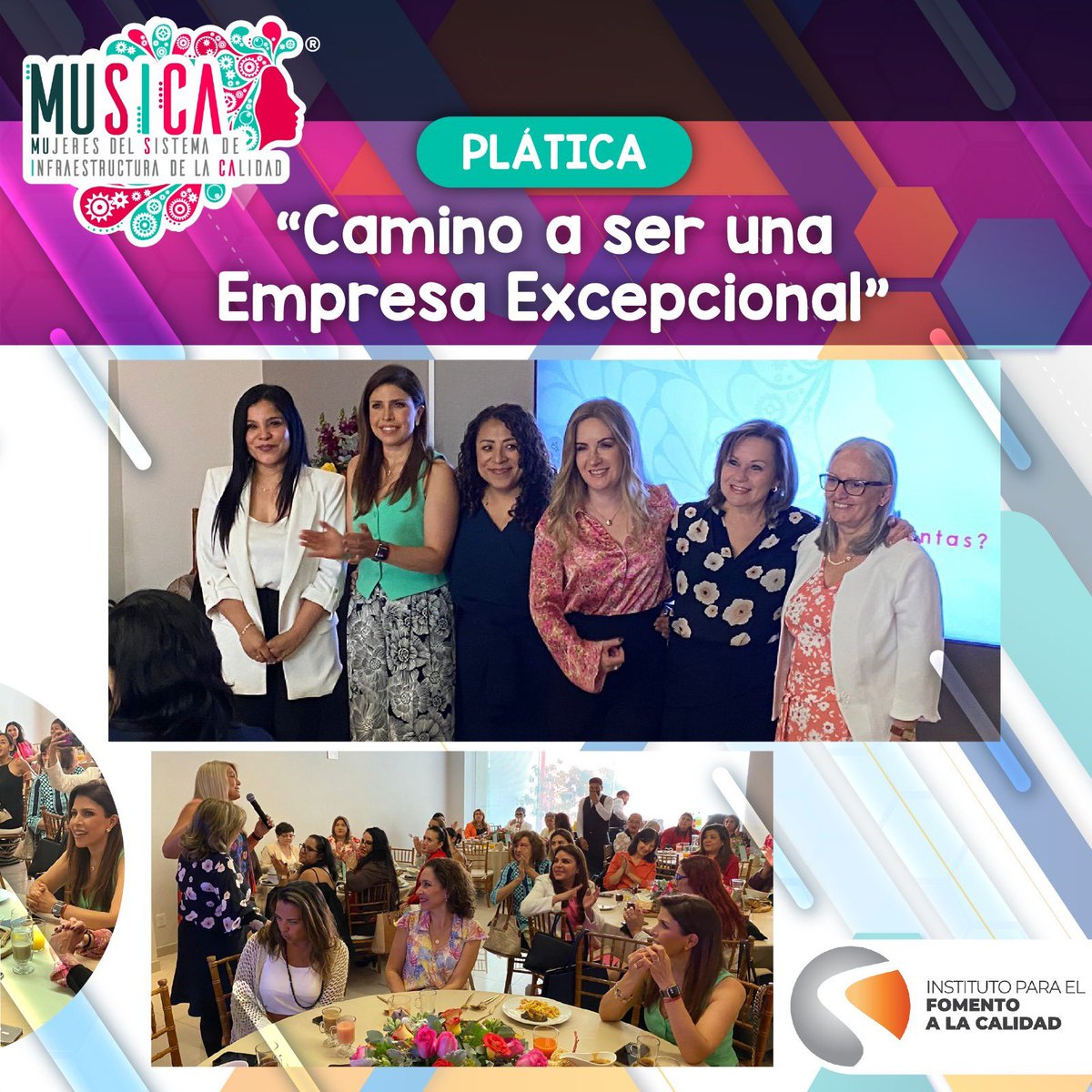 Hoy 5 distinguidas mujeres de #MUSICA nos platicaron del Premio Empresas Excepcionales: Ana Aceves del <a href="/premiocalidad/">Instituto para el Fomento a la Calidad</a> explicó su objetivo y como participar, escuchamos las historias de éxito de 2 empresas ganadoras: <a href="/GLiconOficial/">Grupo LICON</a> y <a href="/BiomedicaMX/">Biomédica</a> y la experiencia de 2 evaluadoras