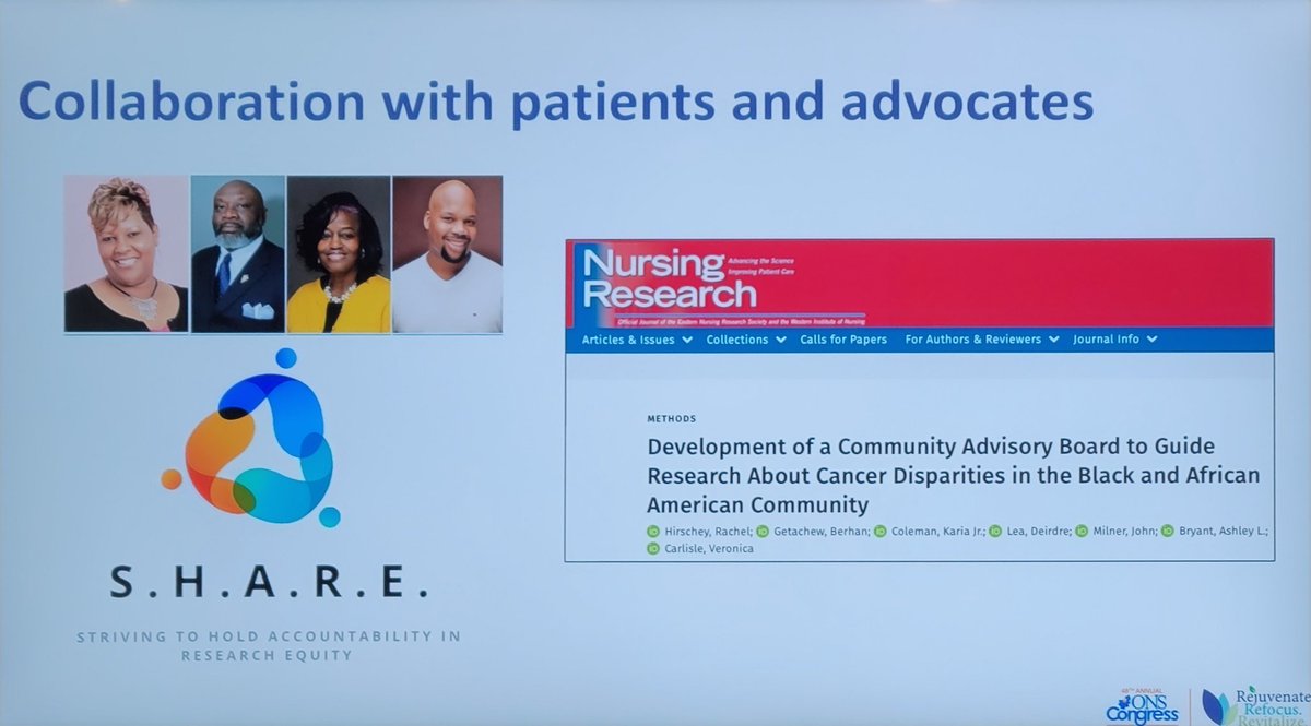 <a href="/rachelhirschey/">Rachel Hirschey</a> presented work in #CRC with #Black communities. Pt advocates partnered to co-create and deliver an intervention to 👆🏾 #PhysicalActivity. "We sometimes grossly underestimate community capacity... I've probably learned more from them than they have from me."
