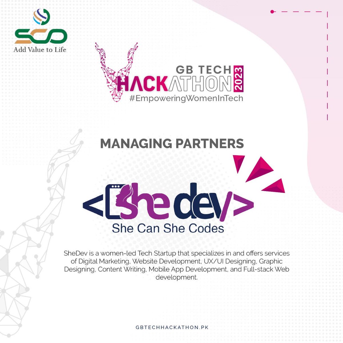 hq_sco's tweet photo. #GBTechHackthon2023 #WomenInTech #Empowerment #ManagingPartners @IdeoMatixIT @AlphatechUK @SpaceTech____ #shedev #scom #gb #ajk #AddValueToLife https://t.co/ES44vn4BRb