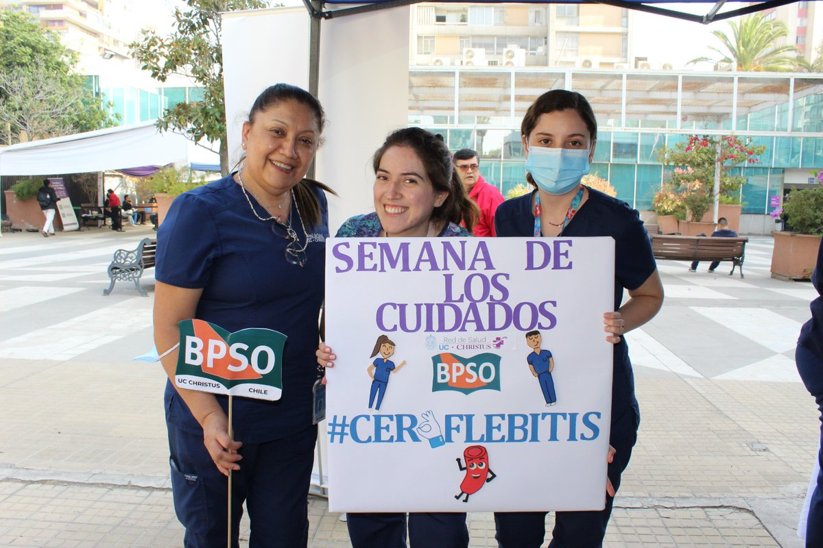 Trabajando en la Guía de Acceso Vascular #RNAO y promoviendo los cuidados de excelencia en la Semana de Cuidados de Enfermería, donde abrimos un espacio de conversación sobre #CeroFlebitis y promovimos el Programa #BPSO #BPSOUCCHRISTUS @dorisgrinspun <a href="/rpintornao/">@RaulPintoRNAO</a> <a href="/ucchristus/">UC CHRISTUS</a>