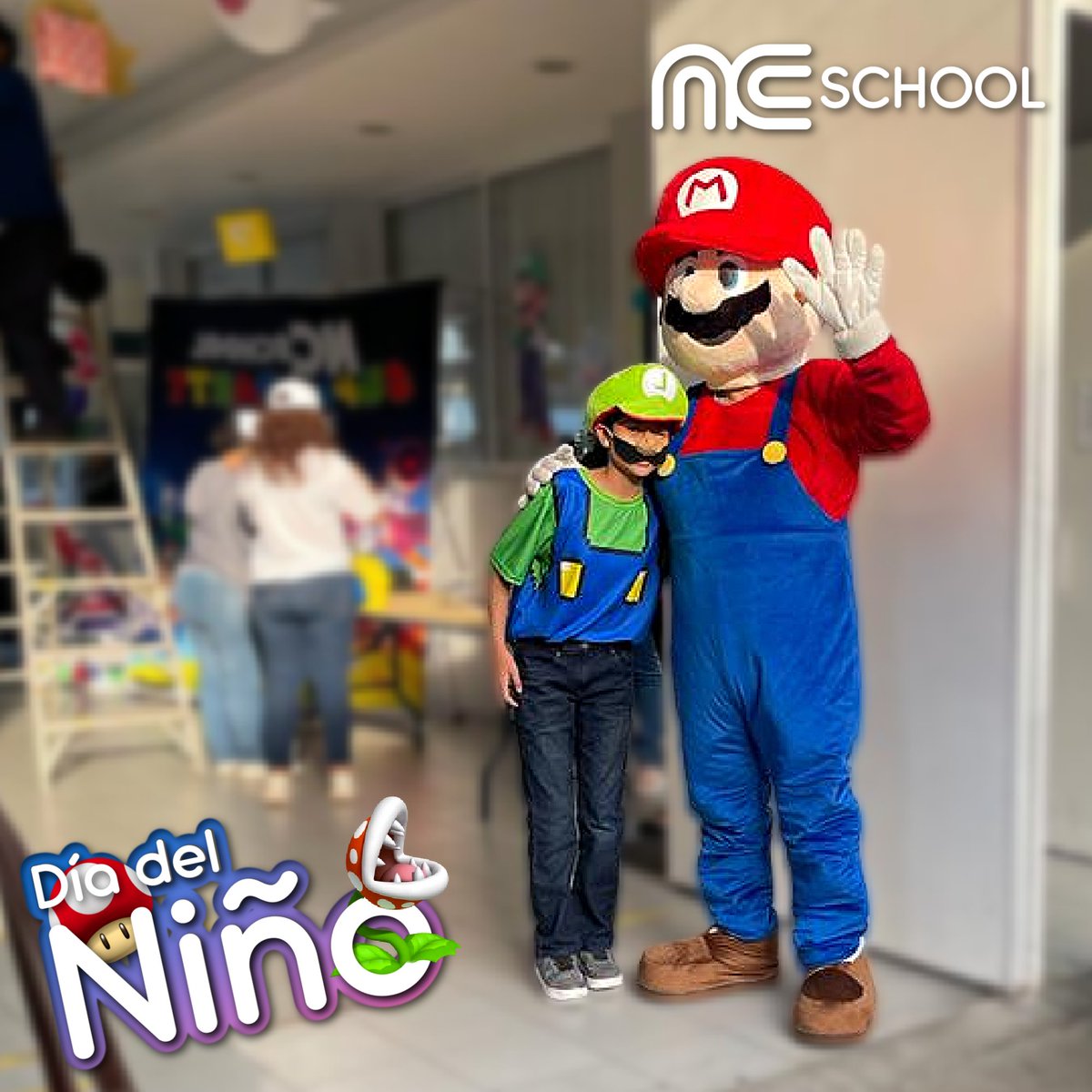 ncschoolcdmx's tweet photo. NC School CDMX:
¡Feliz día del niño! 🎉👦👧
Celebrando al estilo de Mario 🍄👑
Un mundo lleno de aventuras y diversión espera a los más pequeños 🕹️🎮
¡Que tengan un día lleno de magia y sonrisas! 😄
#NCschool #DiaDelNiño #MarioStyle https://t.co/cZH2n4hmx9