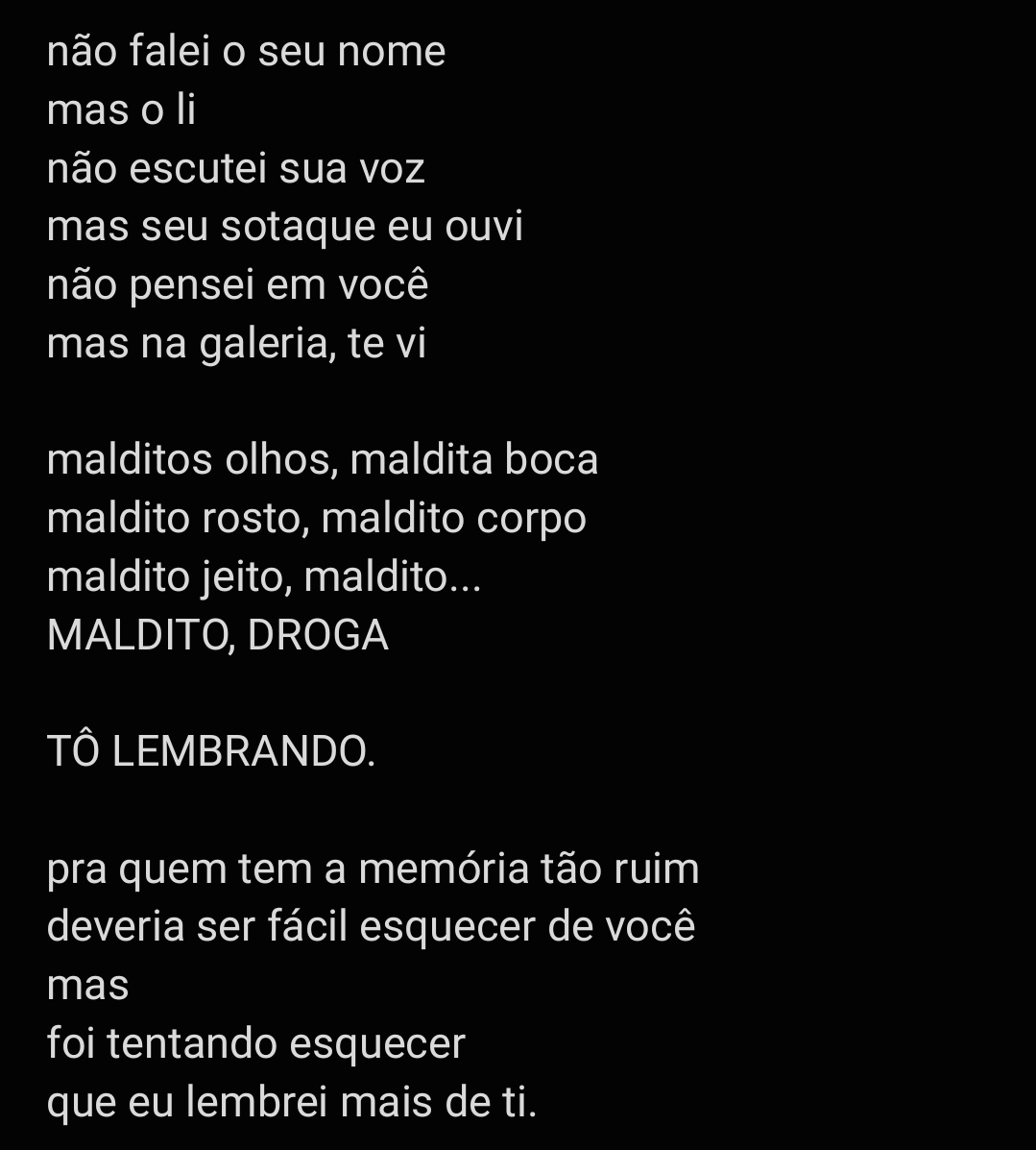 lunevision's tweet photo. pra quem tem a memória tão ruim, deveria ser fácil esquecer de você... https://t.co/yZN61adUr2