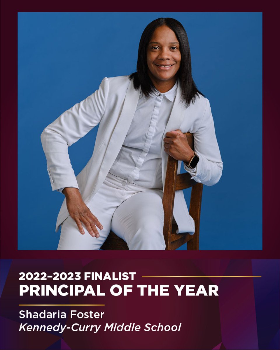 dallasschools's tweet photo. Congratulations! 🎉 Shadaria Foster from Kennedy-Curry Middle School is a 2022-2023 Principal of the Year finalist. https://t.co/omf99kysZS