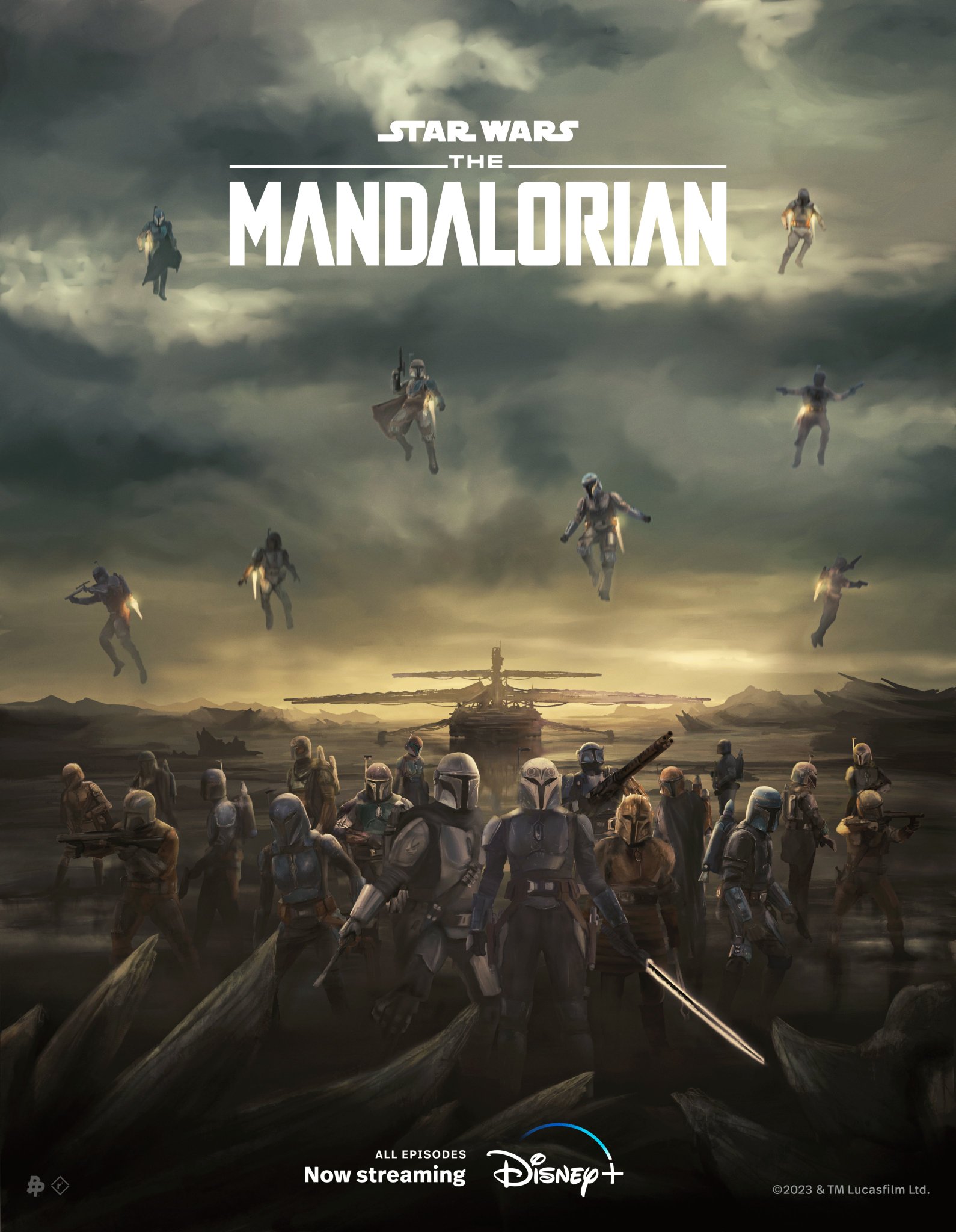 Creatieve fanposters van The Mandalorian S3 op Disney Plus België