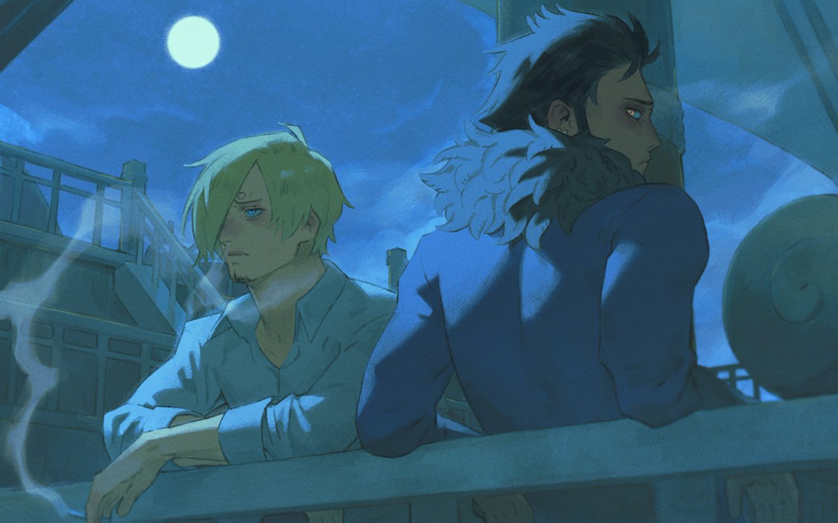 kia_shie's tweet photo. Sleepless night(mare)s from North Blue 
[ #ONEPIECE #lawsan #ローサン ] https://t.co/Eyxgu0Vl7h