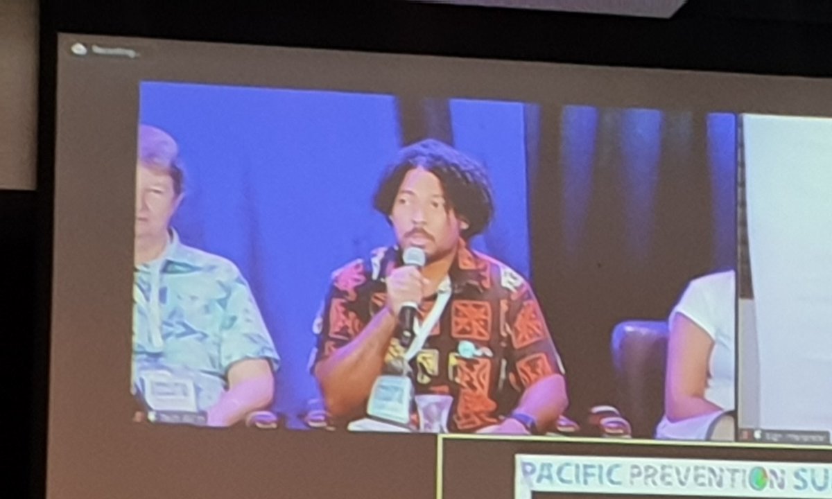 tarachetty's tweet photo. π listening to @JeshuaHope @CANPacificIs spking on the intergen panel opening final day of #PacPreventionSummit: the fear, dread, sadness that young ppl feel abt the future cos of #ClimateCrisis but also the innovation, transformation & hope (like his name!) they can bring us π https://t.co/mRqd14hU5k